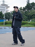 GUUKA TECH古由卡機(jī)能工裝褲男直筒寬松大碼休閑褲長(zhǎng)褲戶外運(yùn)動(dòng)可拆卸褲子 藏藍(lán) S 曬單實(shí)拍圖