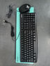 羅技（Logitech）MK120 鍵鼠套裝 有線鍵鼠套裝 辦公鍵鼠套裝 電腦鍵盤 USB即插即用 全尺寸 黑色 曬單實(shí)拍圖