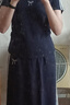 森馬（Semir）套裝女小心機(jī)短上衣高腰半身裙2025夏拼接蕾絲兩件套107425117010 曬單實(shí)拍圖