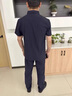 寶財羊爸爸套裝夏季短袖t恤男冰絲polo衫運(yùn)動中老年人上衣服父親節(jié)禮物 曬單實拍圖