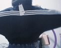 阿迪達(dá)斯 （adidas） 女子 訓(xùn)練系列 W FI 3S CREW 運(yùn)動 衛(wèi)衣 IB8494 L碼 曬單實(shí)拍圖