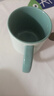 北鼎（Buydeem）馬克杯實(shí)用陶瓷水杯情侶杯咖啡茶杯可愛創(chuàng)意禮物辦公早餐杯杯蓋 【淺杉綠】350ml馬克杯 曬單實(shí)拍圖