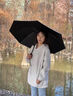 左都電動(dòng)雨傘智能全自動(dòng)款反向一鍵全收加固加厚防風(fēng)男女晴雨兩用新款 【米咖色】智能電動(dòng)（一鍵收桿） 曬單實(shí)拍圖