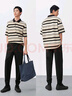 森馬（Semir）[商場(chǎng)同款]休閑褲男涼感吸濕速干錐形褲2025夏新款長(cháng)褲易打理 黑色90001 2XL 曬單實(shí)拍圖
