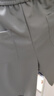NASA RHUDE夏天男士休閑褲子男運動短褲夏季男生五分褲寬松沙灘褲潮流中褲男 灰色 3XL 曬單實拍圖