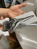 瑞士力康（KUHN RIKON）廚房剪刀專(zhuān)用多功能強(qiáng)力雞骨剪家用不銹鋼剪刀磁吸裁縫剪魚(yú)骨剪 芡食白 曬單實(shí)拍圖