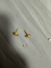 周六福（ZLF）  黃金耳飾女款足金999復(fù)古玫瑰優(yōu)雅花朵耳釘 計價 1.48g 曬單實拍圖