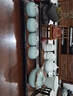 漢唐青瓷蓋碗茶杯防燙過(guò)濾泡茶碗景德鎮手抓壺功夫茶具開(kāi)片可養禮盒裝 清心蓋碗+4個(gè)葵口杯 曬單實(shí)拍圖