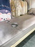 無(wú)印良品學(xué)生宿舍水洗冰絲床笠夏季涼感碳光床罩席夢(mèng)思全包床墊保護套罩 芳華床笠-點(diǎn)子灰【涼而不冰】 90*190cm兩件套【床笠+枕套*1】 曬單實(shí)拍圖