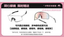 永久騎行自行車眼鏡頭盔偏光變色防風(fēng)沙男女款戶外運(yùn)動(dòng)騎行裝備山地車 炫彩變色-透明框【日夜兩用】 曬單實(shí)拍圖