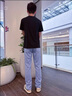 KEAZA高端輕奢品牌男裝夏天牛仔褲男薄款夏季直筒寬松高彈力天絲休閑褲 淺藍(lán)色 36 2尺8 曬單實(shí)拍圖