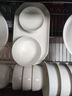 友來(lái)福家用小碟子吐骨碟陶瓷小吃碟調(diào)味調(diào)料碟醬油醋碟盤(pán)子5只裝 曬單實(shí)拍圖