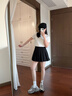 貓人T恤短袖【肖戰(zhàn)同款】男女體恤衫純棉百搭打底衫50S液氨寬松打底衣 【50S液氨情侶款】白色 M 【120-140斤】（卡碼拍?。?曬單實(shí)拍圖