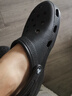 卡駱馳crocs檀健次同款經(jīng)典洞洞鞋輕便百搭男沙灘鞋包頭拖鞋10001 黑色-001 41 /42(260mm) 曬單實拍圖