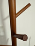 林氏家居實(shí)木簡(jiǎn)易衣帽架落地臥室北歐掛衣服架【深木色】LS176G1-B衣帽架 曬單實(shí)拍圖