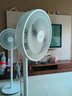 美的（Midea）電風(fēng)扇家用7葉落地扇搖頭電風(fēng)扇循臥室宿舍輕音風(fēng)扇臺式桌面小型風(fēng)扇臺地兩用升級款 白色丨7葉臺地兩用 曬單實拍圖