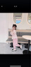 G.DUCKKIDS女童套裝春秋2025新款洋氣時(shí)髦寶寶春季韓版休閑網(wǎng)紅兒童襯衫春裝 粉色 90 cm 曬單實(shí)拍圖