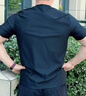 BODYDREAM【冷空氣系列】涼感防曬運動(dòng)T恤男夏工新風(fēng)半拉鏈短袖POLO衫 黑色 L 150-170斤 曬單實(shí)拍圖