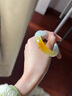 千意手鐲蜜糖黃翡翠半山半水玉手鐲玉鐲冰種貴妃鐲送女朋友情人節禮物 蜜糖黃手鐲【精美禮盒裝】 手鐲內徑50mm 曬單實(shí)拍圖