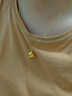 中國(guó)黃金（CHINA GOLD）黃金項(xiàng)鏈女士足金獨(dú)角獸吊墜純金掛墜七夕情人節(jié)禮物送女友老婆 吊墜約0.8g*配銀鏈【甄選禮盒】 曬單實(shí)拍圖