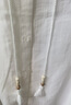 美洋（MEIYANG）佛羅夏日蕾絲衫 文藝?yán)寺領(lǐng)系帶蕾絲繡花襯衣 白色  S    曬單實拍圖
