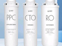 碧麗商用凈水設備通用濾芯 組合套裝 PP棉 活性炭 RO反滲透膜  PPC+CTO+M400-W【一棉一炭一RO】 曬單實(shí)拍圖