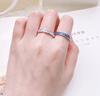 迪后（Dirholl）蒹葭白露情侶戒指時尚小眾求婚對戒生日520情人節(jié)禮物送男女朋友 蒹葭白露情侶戒指【一對】 曬單實拍圖