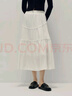 森馬（Semir）半身裙女高腰松緊腰寬松A字塔裙優(yōu)雅顯高秋花邊長(zhǎng)裙107524120006 曬單實(shí)拍圖