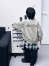 G.DUCKKIDS男大童春秋裝機(jī)車棒球服外套2025新款兒童男孩春季酷帥工裝夾克潮 黑色 120 cm 曬單實(shí)拍圖