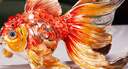 諾詩曼金魚擺件年年有余喬遷新居禮物辦公室玄關(guān)酒柜創(chuàng)意輕奢家居飾品 曬單實拍圖