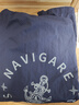 Navigare意大利小帆船女戶外防曬寬松夾克印花連帽外套2311005504 藍  XL  曬單實拍圖