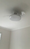 美的（Midea）風(fēng)扇燈餐廳吊扇燈led臥室燈隱形扇葉遙控三防燈具熟睡風(fēng)包安裝 曬單實(shí)拍圖