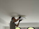 三思反射全光譜護(hù)眼吸頂燈柔沐光智能LED面積約22m2鴻蒙款60W包安裝 曬單實(shí)拍圖