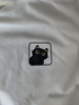 名創(chuàng)優(yōu)品（MINISO）重磅長(zhǎng)袖t恤男春秋季質(zhì)感華夫格青少年休閑潮流打底衫 淺米 L 曬單實(shí)拍圖