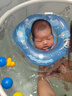 swimbobo嬰兒游泳圈脖圈0-5個(gè)月新生兒游泳脖圈嬰兒洗澡頸圈藍(lán)色BO1002M 曬單實(shí)拍圖