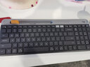 羅技（Logitech）K580無(wú)線(xiàn)藍牙超薄靜音鍵盤(pán) 辦公鍵盤(pán)筆記本電腦手機Mac平板ipad鍵盤(pán)雙模外接鍵盤(pán)薄膜便攜多屏家用 超薄鍵盤(pán)-星空灰 曬單實(shí)拍圖