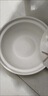 立早淘（LIZAOTAO）陶瓷砂鍋湯鍋家用商用米線湯煲燉鍋明火電陶爐通用平底耐高溫 白色有蓋（電陶爐明火用） 1.3L 曬單實(shí)拍圖