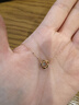 瑞恩鉆飾18K金鉆石項鏈 情人節(jié)禮物 表白玫瑰花款 曬單實拍圖