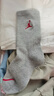 NIKE JORDAN耐克AJ男女童中長(zhǎng)襪3雙裝2025春季新款舒適兒童運(yùn)動(dòng)襪子 巖嶺灰 5-7歲 【建議腳長(zhǎng)18-20cm】 曬單實(shí)拍圖