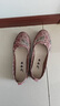 頤福元老北京布鞋女夏網(wǎng)鞋軟底媽媽鞋繡花網(wǎng)紗平底防滑透氣淺口舒適網(wǎng)鞋 粉色 38 曬單實(shí)拍圖