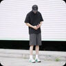 GXG男裝 戶外工裝polo男半拉鏈翻領(lǐng)短袖上衣  夏 黑色 190/XXXL 曬單實(shí)拍圖