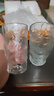 領臣（LINGCHEN）冰川紋玻璃杯雞尾酒咖啡可樂飲料杯子家用高級網(wǎng)紅ins風水杯套裝 曬單實拍圖