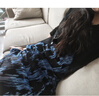 顏域燒花連衣裙針織衫套裝2024新款女裝夏季兩件套氣質(zhì)穿搭一整套 藍花 XXL/44 曬單實拍圖