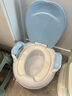 小哈倫兒童馬桶嬰兒坐便器嬰幼兒尿盆小孩寶寶小便器軟墊坐墊天藍(lán)0-6歲 曬單實(shí)拍圖