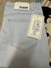 獅子聰春夏非主流男式緊身褲小腳牛仔褲男彈力鉛筆褲韓版潮男褲子 天藍牛仔褲 28 曬單實(shí)拍圖