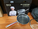 RAZ 德國抗菌316不銹鋼平底鍋蜂窩不粘鍋煎鍋 炒菜油炸煎餅煎蛋牛排鍋 電磁爐燃?xì)饷簹庠钔ㄓ?316不銹鋼煎鍋28cm 曬單實(shí)拍圖