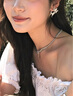 HEFANG何方珠寶蝴蝶夢(mèng)耳環(huán)高級(jí)耳飾女士輕奢高級(jí)感生日禮物送女友老婆 銀色/耳環(huán) 曬單實(shí)拍圖