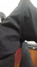 【冰絲抗皺】夏季冰絲薄款褲男士職業(yè)商務(wù)工裝褲子正裝直筒西裝褲 黑色 薄款 【冰絲】一條裝 32 尺碼偏小【建議120-130斤】 曬單實(shí)拍圖