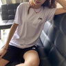 李寧運(yùn)動套裝女夏季薄款冰絲速干透氣涼爽寬松休閑短袖短褲跑步兩件套 白色速干套裝 S/165 (90-100斤) 曬單實(shí)拍圖