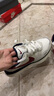 耐克女子復古老爹鞋冬季氣墊鞋運動鞋NIKE AIR MAX FUSION CJ1671 105白色/金屬銀灰/薄霧灰藍 38 曬單實拍圖